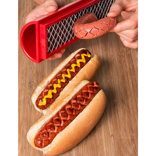 Hot Dog Pattern Slicer - OddGifts.com