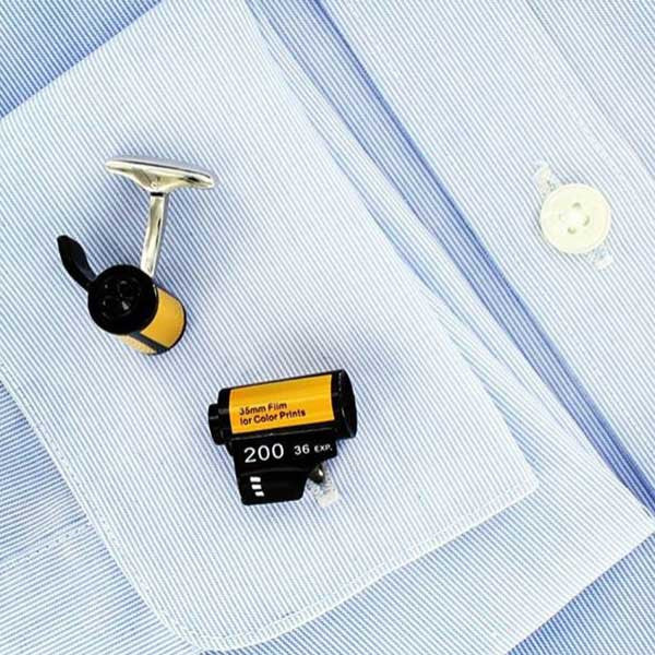 Camera Film Cufflinks - OddGifts.com