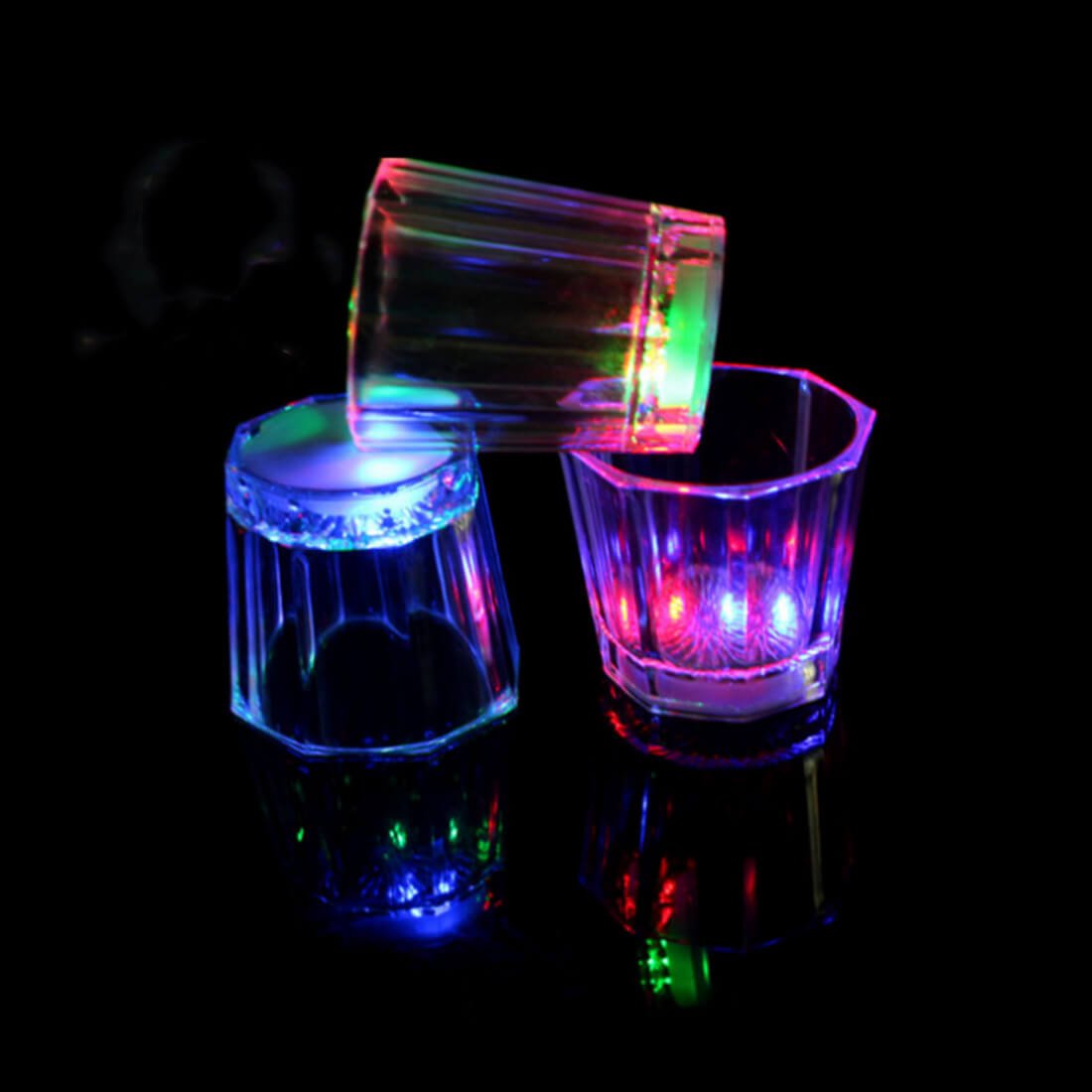 LED Flashing Light Up Shot Glasses - oddgifts.com