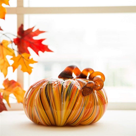 Large Glass Pumpkin - oddgifts.com