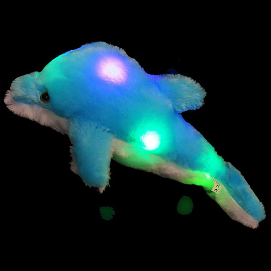 Light Up Dolphin Pillow - oddgifts.com