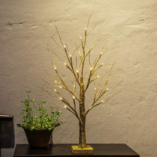 Lighted Birch Tree - oddgifts.com