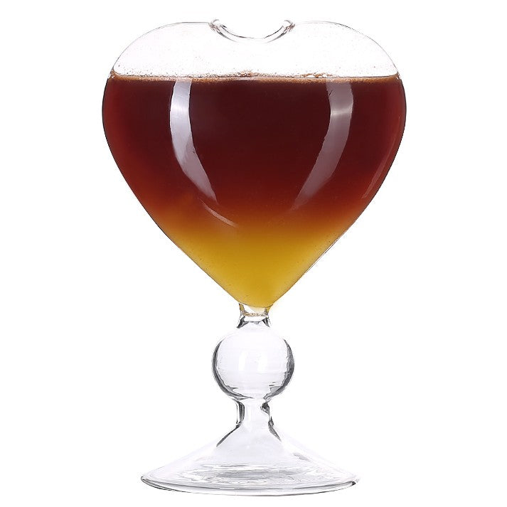 Love Heart Shaped Cocktail Glass - oddgifts.com