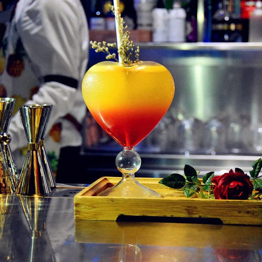 Love Heart Shaped Cocktail Glass - oddgifts.com