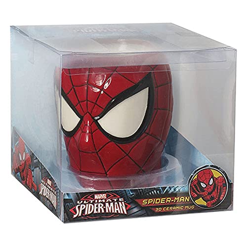 Boxed Spiderman coffee cup in packaging