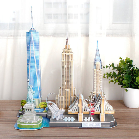 New York Cityline 3D Puzzle - oddgifts.com