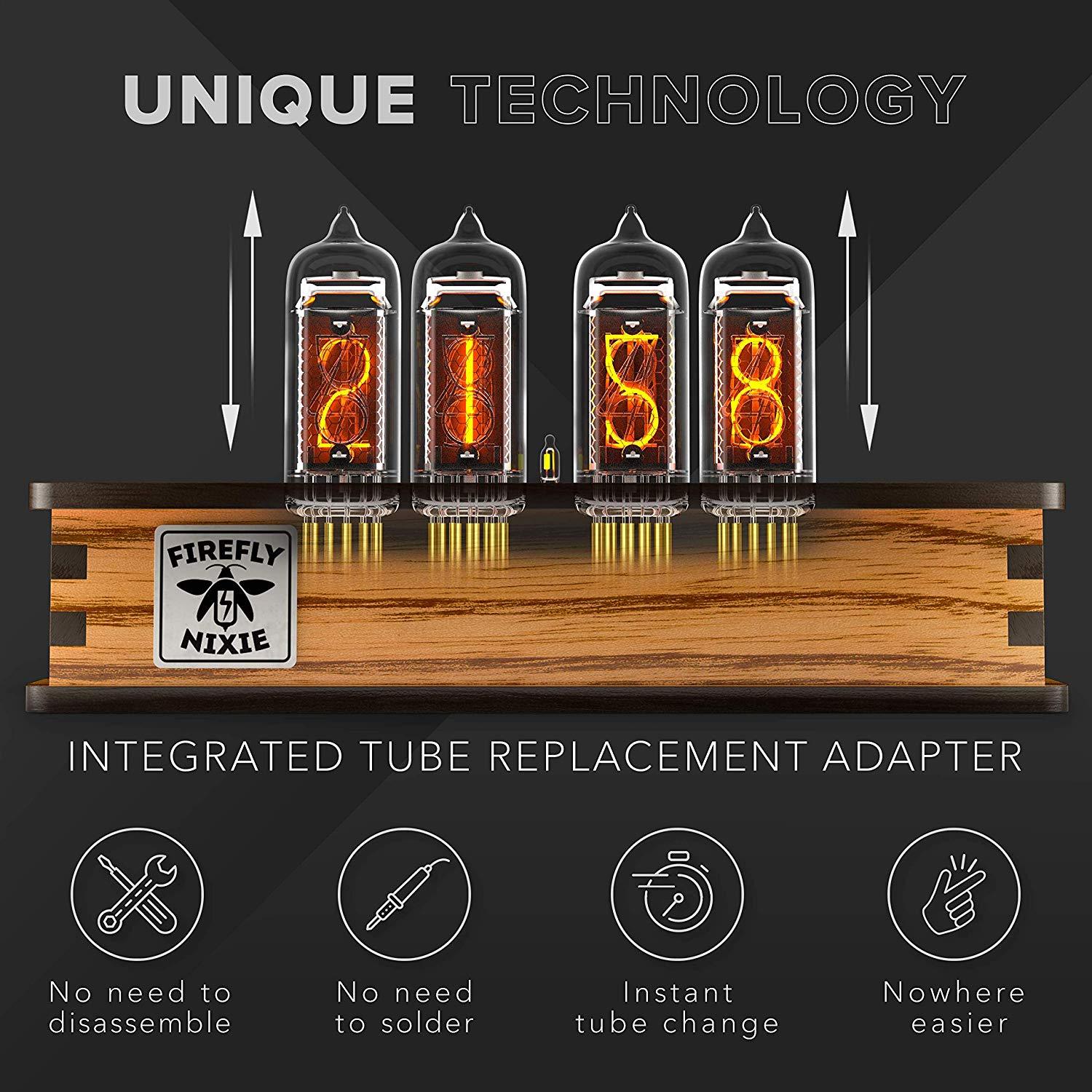 Nixie Tube Clock - oddgifts.com