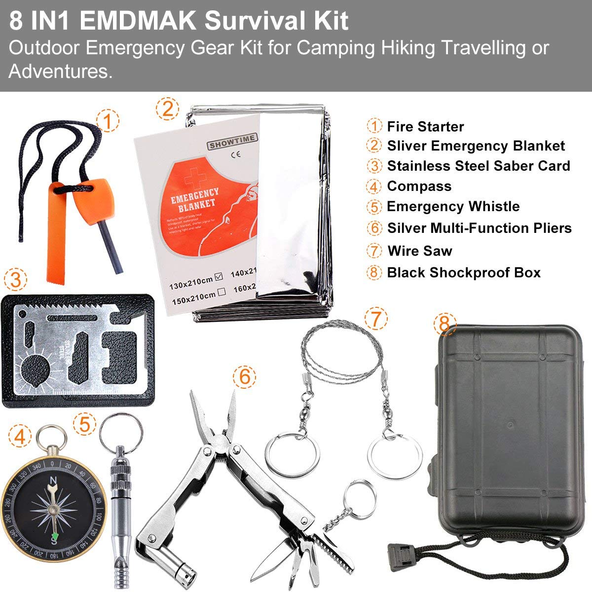 Outdoor Survival Kit - oddgifts.com