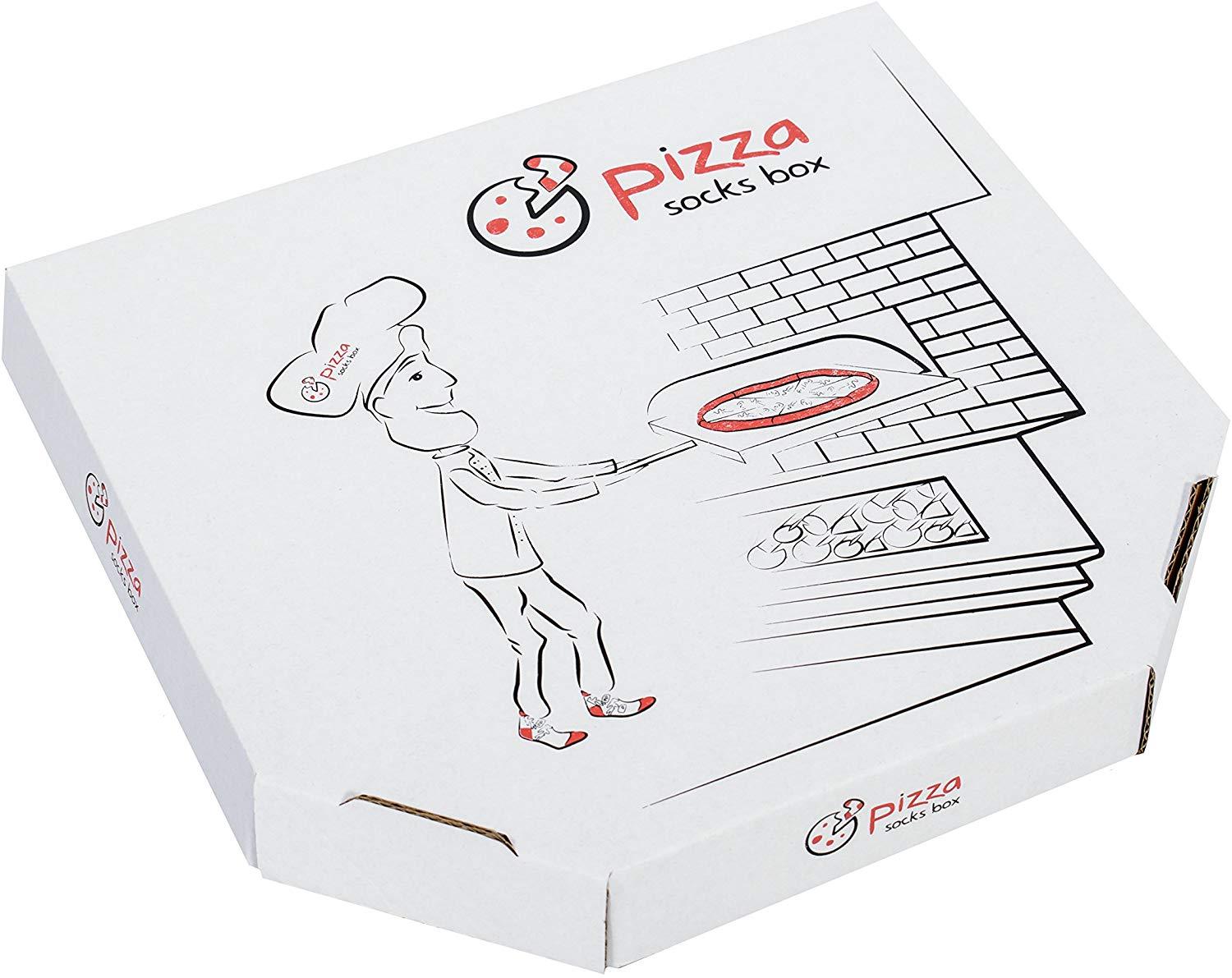 Pizza Socks Box - oddgifts.com