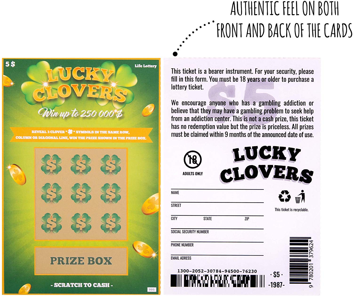 Pregnancy Announcement Lottery Scratch Off Cards - oddgifts.com
