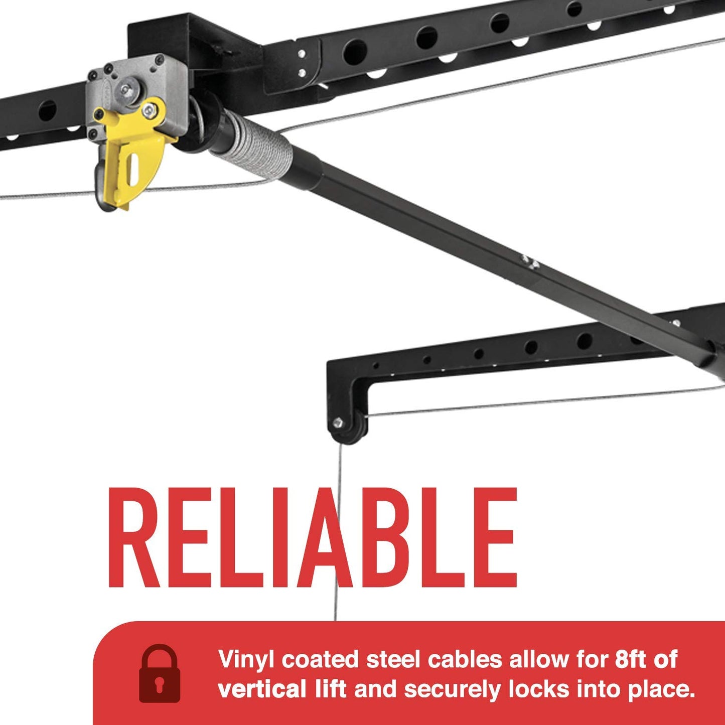 Pulley System Storage Rack For Garage