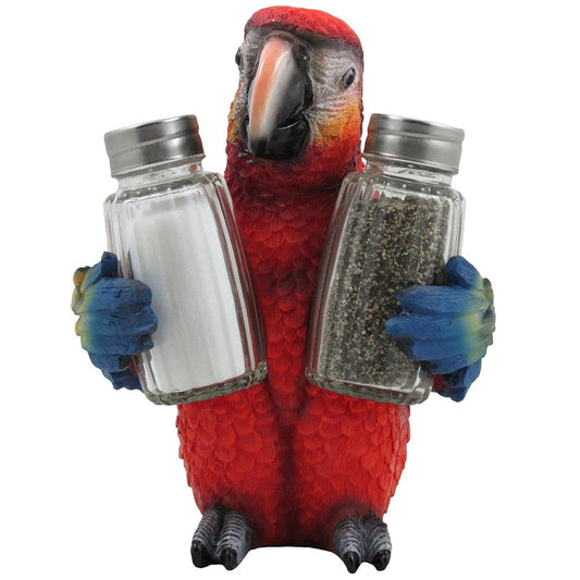 Red Parrot Salt and Pepper Set - oddgifts.com