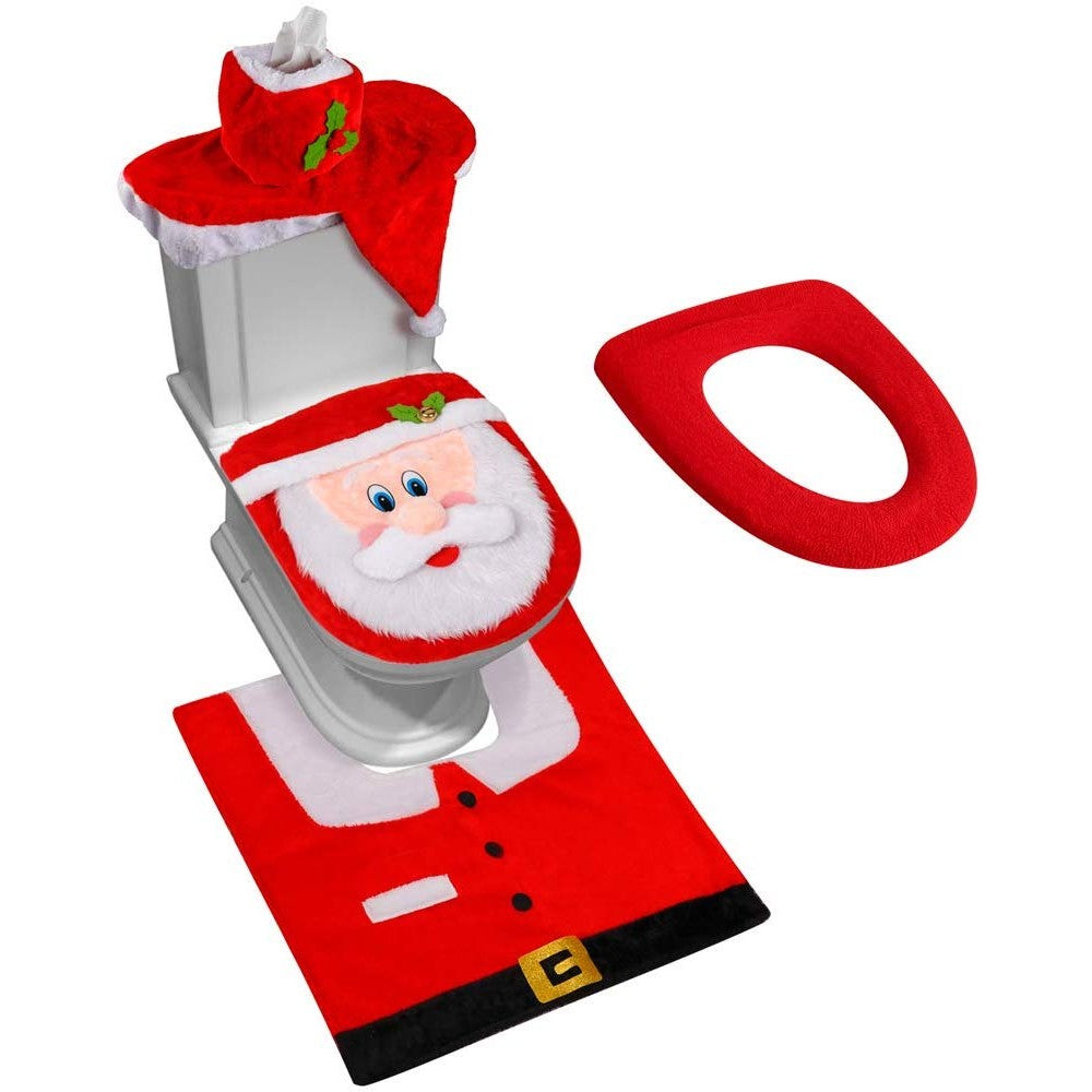 Santa Toilet Seat Cover - oddgifts.com