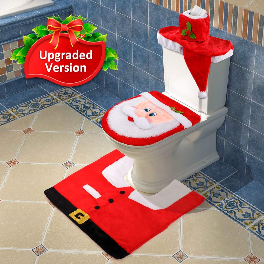 Santa Toilet Seat Cover - oddgifts.com