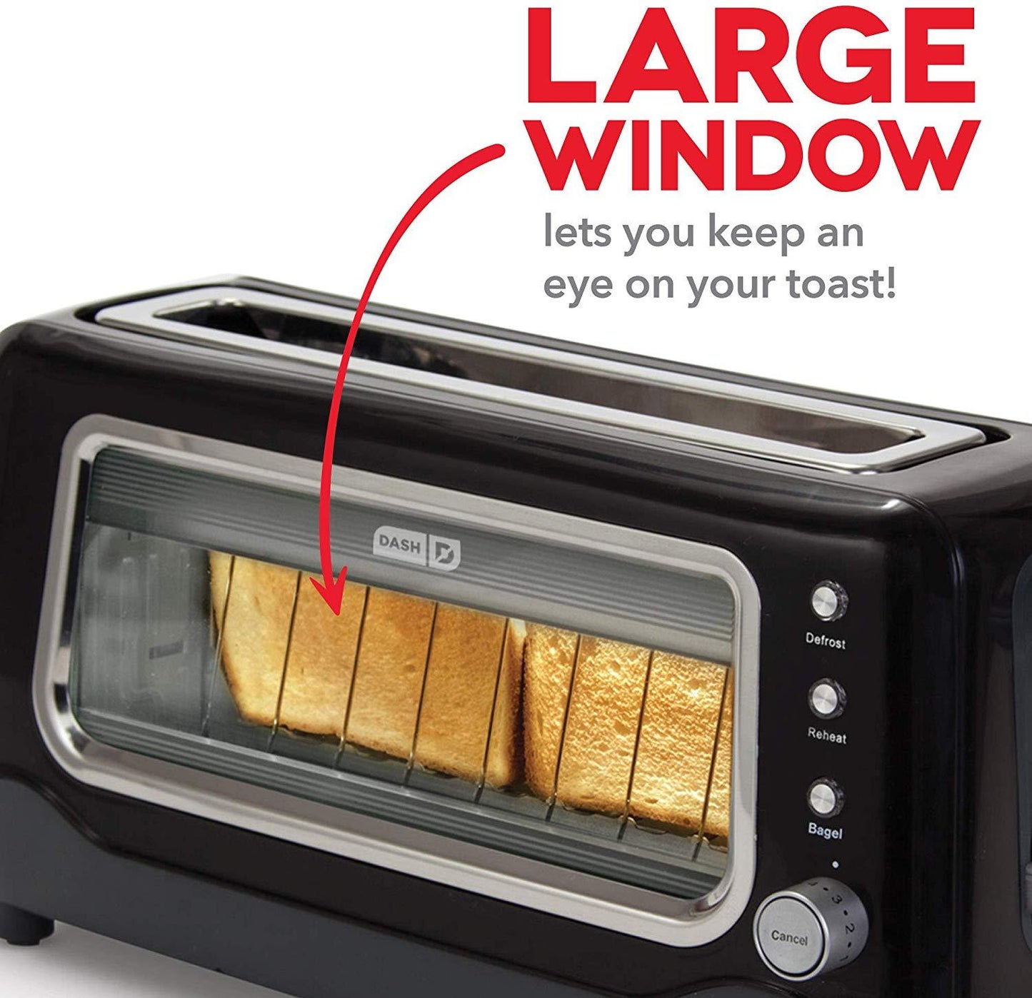 See Through Glass Toaster –