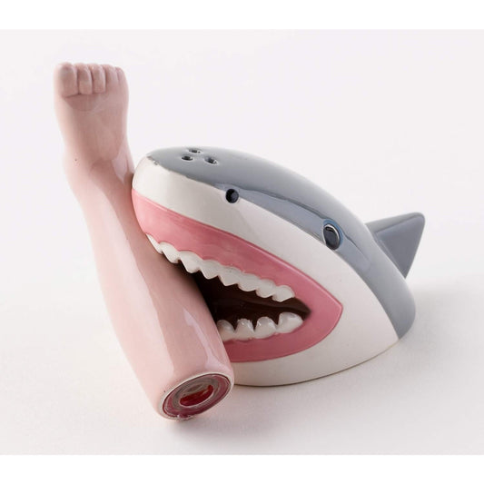 Shark and Foot Salt and Pepper Set - oddgifts.com