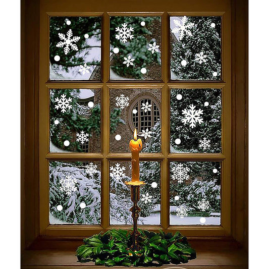 Snowflake Window Decals - oddgifts.com