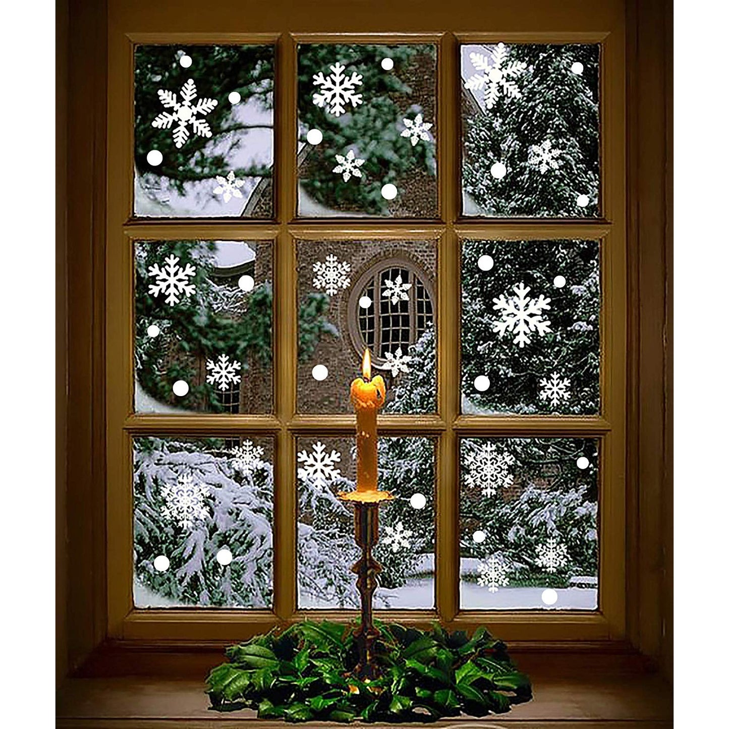 Snowflake Window Decals - oddgifts.com