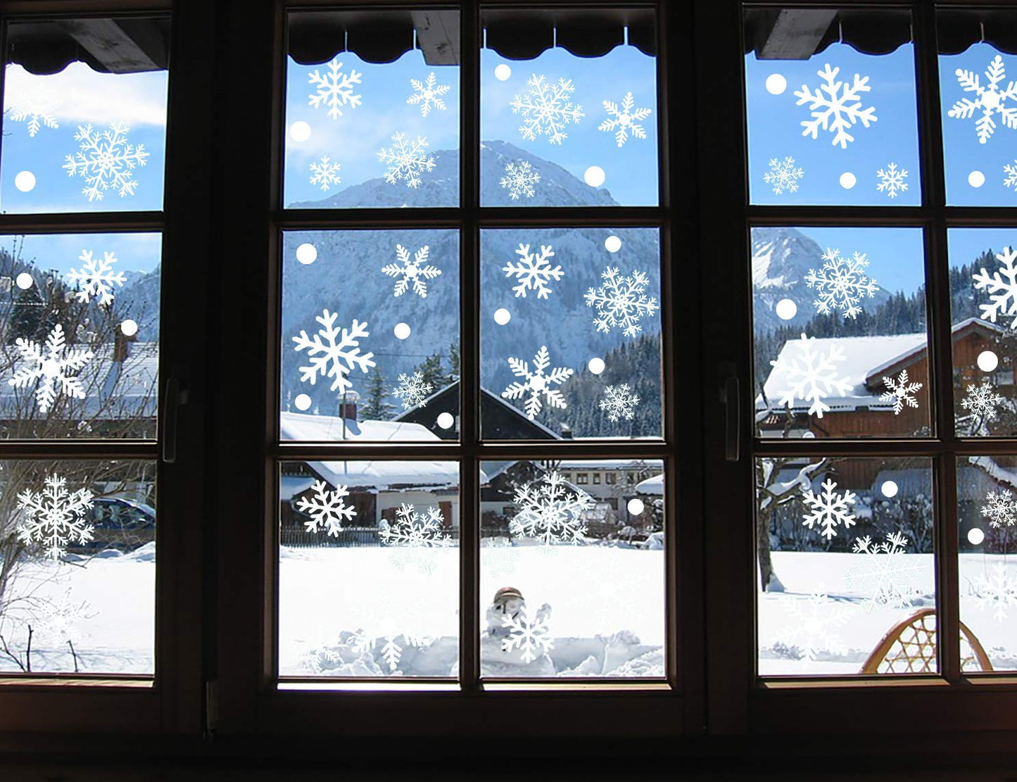 Snowflake Window Decals - oddgifts.com