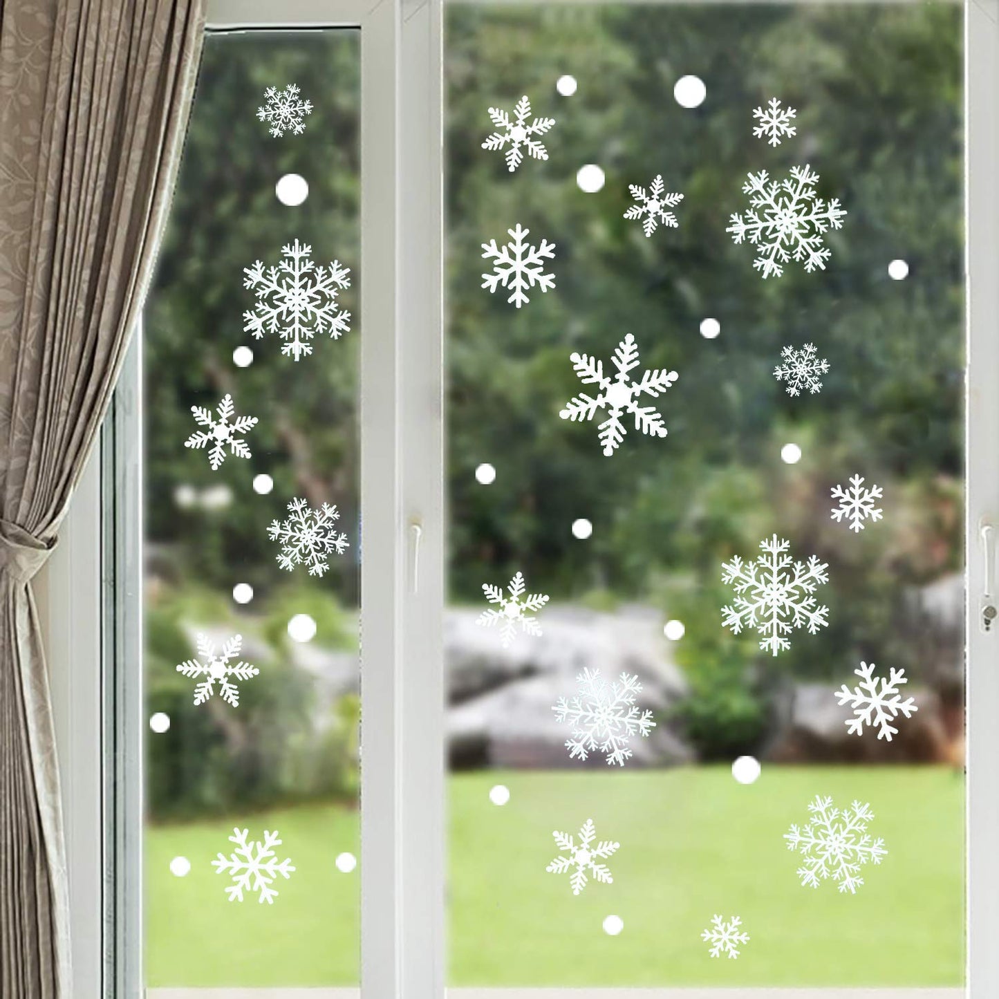 Snowflake Window Decals – OddGifts.com