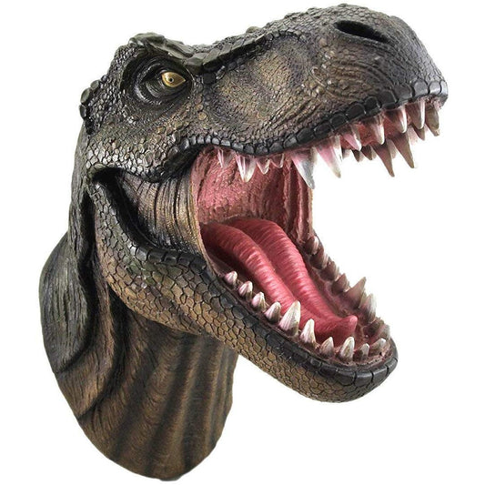 T Rex Wall Mounted Head Statue - oddgifts.com