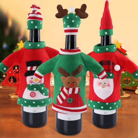 Ugly Christmas Sweater Bottle Covers - oddgifts.com