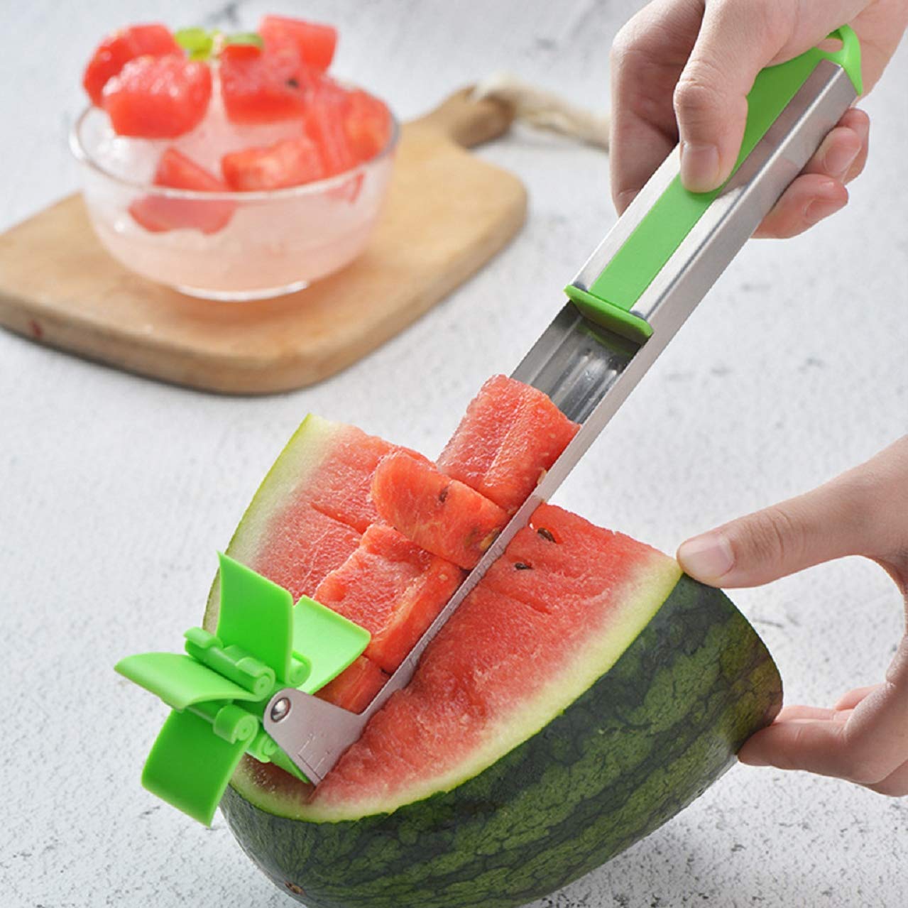Windmill Watermelon Slicer Cutter - OddGifts.com