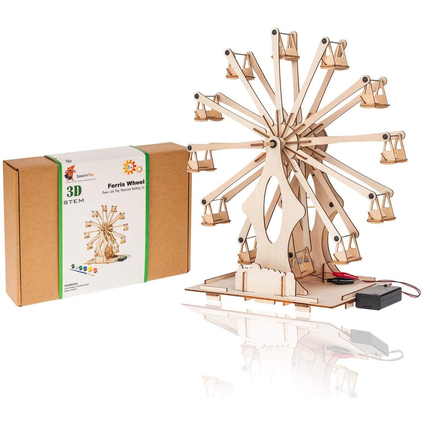 Wooden Ferris Wheel Building Kit - oddgifts.com