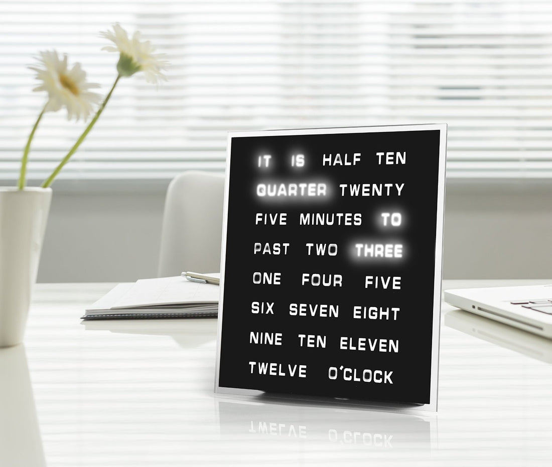 Word Clock – OddGifts.com