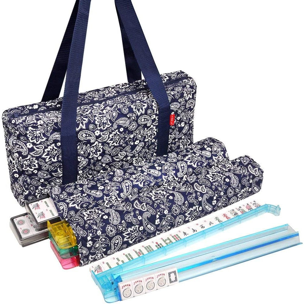 An American MahJongg set complete with a carry bag.