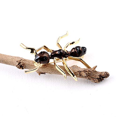 Ant displayed crawling on a stick