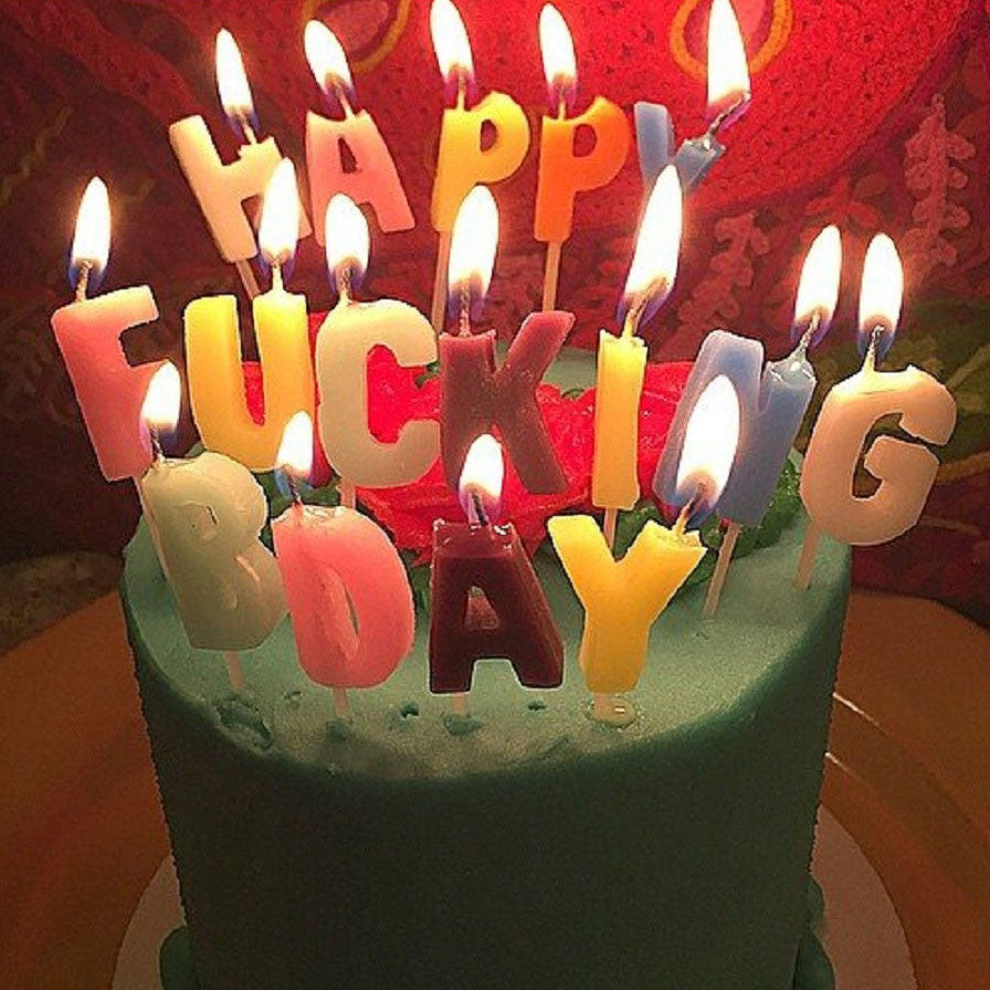 Happy Fucking Birthday Candles - OddGifts.com