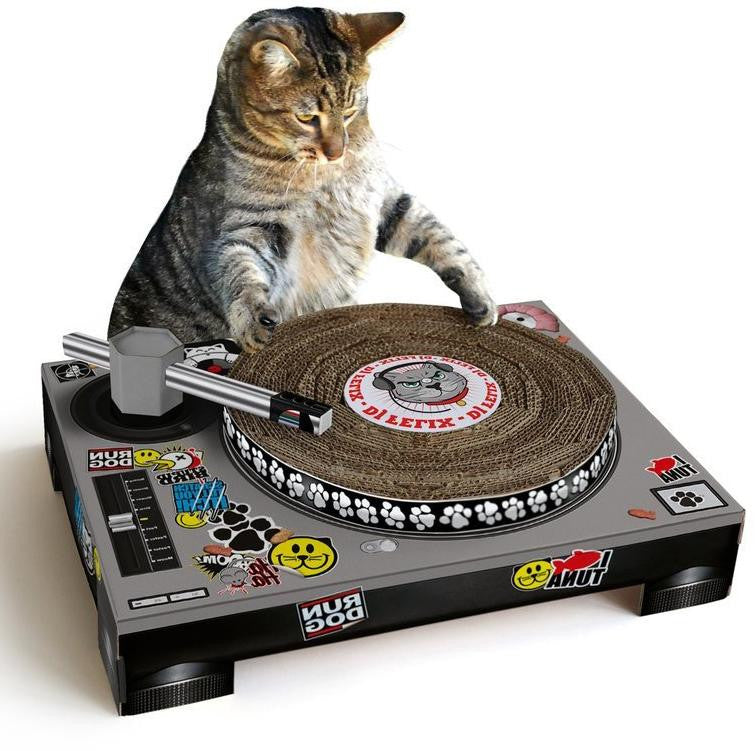 Cat Scratch Turntable - OddGifts.com