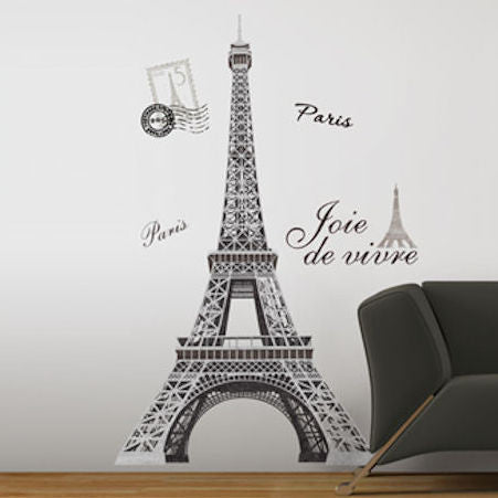 Eiffel Tower Giant Wall Decal - OddGifts.com