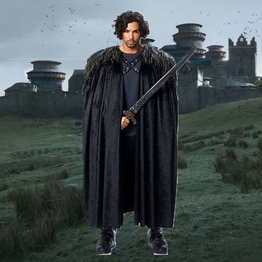 Jon Snow of Winterfell Costume Cape - OddGifts.com