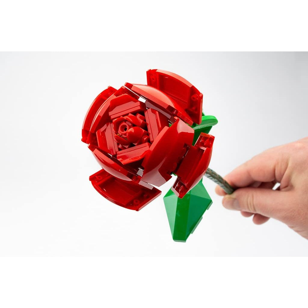 This Lego rose-building kit is the perfect way to show someone you car –