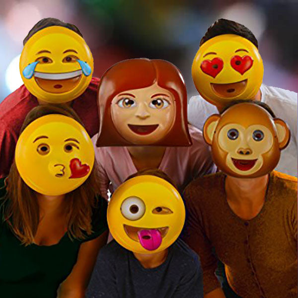 Emoji Party Masks - OddGifts.com