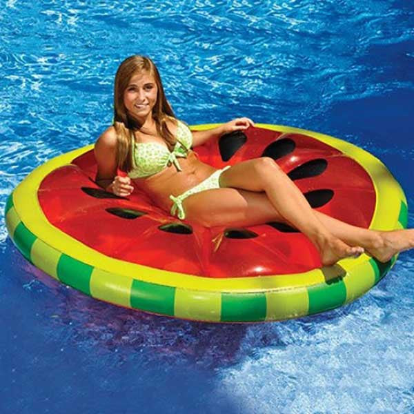 Watermelon Inflatable Raft - OddGifts.com