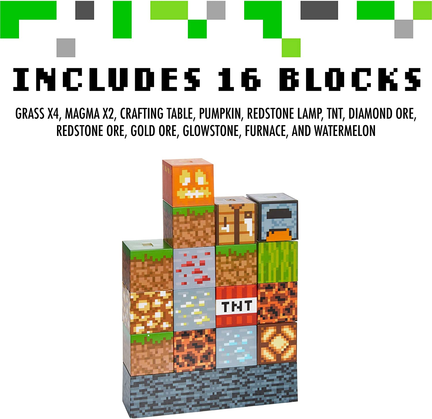 Light Up Minecraft Blocks Trust us, this Minecraft block building light is a must-have for every ...