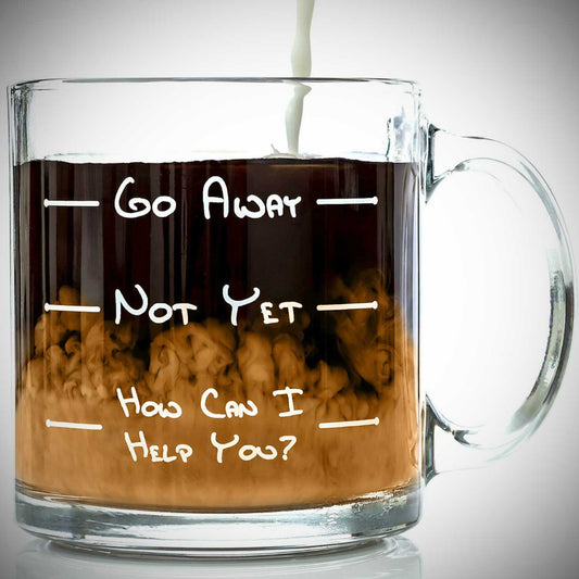 Go Away Funny Coffee Mug - OddGifts.com