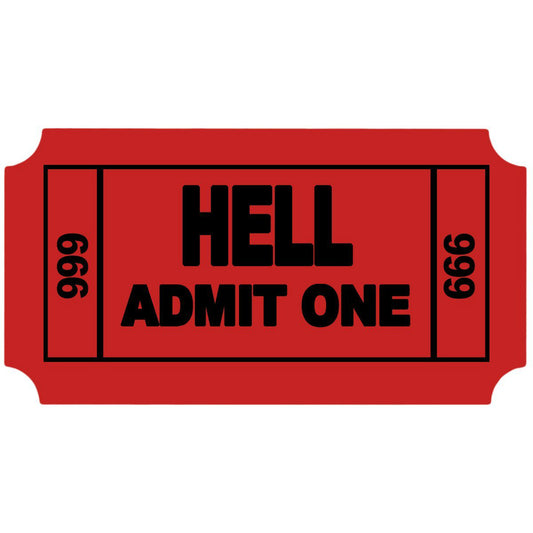 Ticket to Hell - OddGifts.com