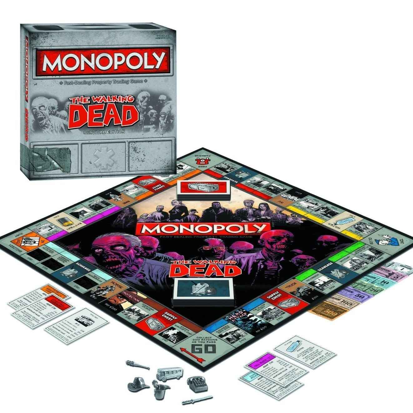 The Walking Dead Monopoly - OddGifts.com