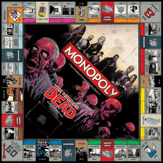 The Walking Dead Monopoly - OddGifts.com