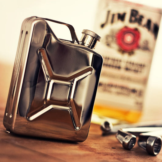 Jerry Can Stainless Steel Hip Flask - OddGifts.com