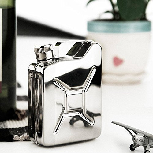 Jerry Can Stainless Steel Hip Flask - OddGifts.com