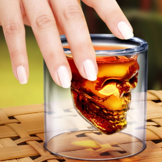 Doomed Skull Shot Glass - OddGifts.com