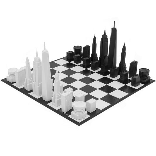 New York Buildings Chess Set - OddGifts.com