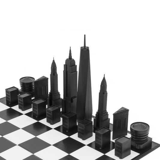 New York Buildings Chess Set - OddGifts.com