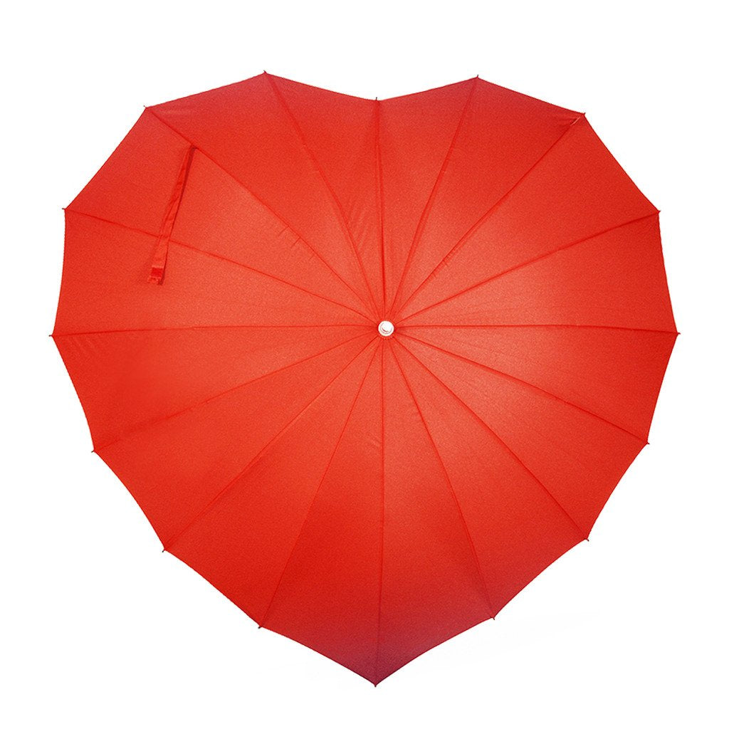 Red Heart Umbrella - OddGifts.com