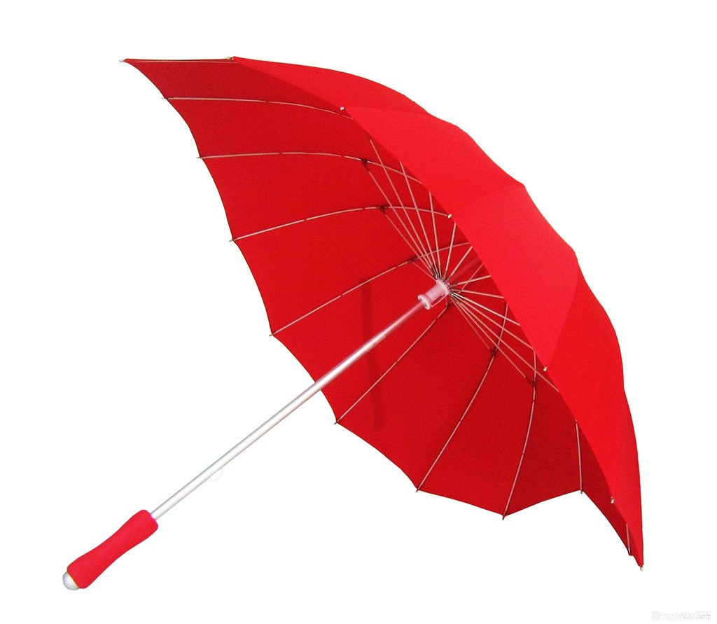 Red Heart Umbrella - OddGifts.com